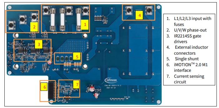 Infineon Technologies EVAL-M1-IR2214 Evaluation Board